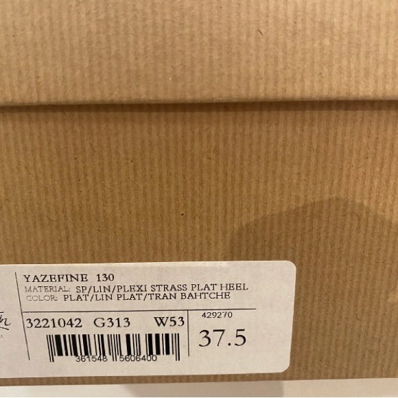 Rare Christian Louboutin Yazefine Platform Metallic Embellished Sandals. Sz37.5 - Picture 16 of 16